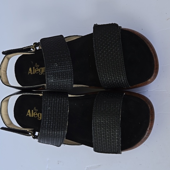 Alegria Bailee Woven Noir Sandal Slip Resistant Summer Shoes Size 38 - Picture 4 of 10